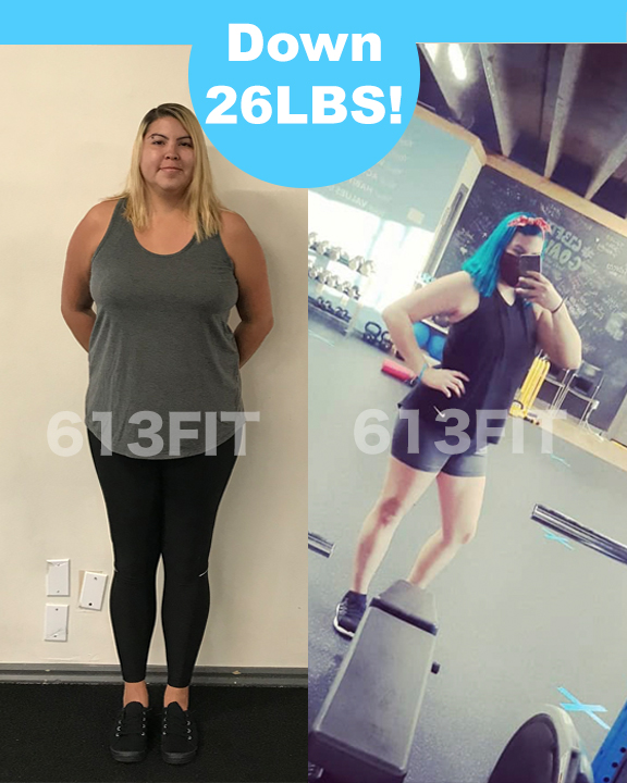 Trina before and after weight loss result