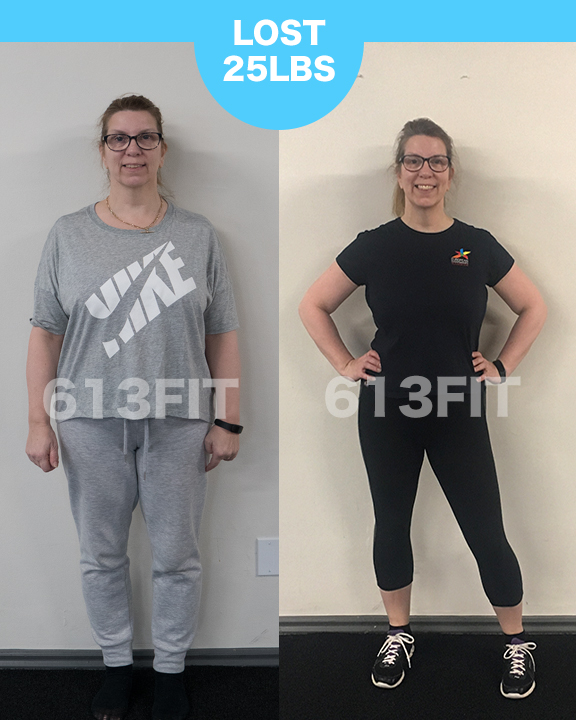 Heather before and after weight loss result